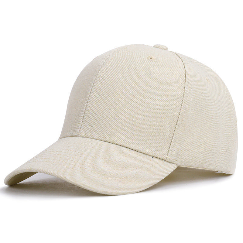 Candy Color Outdoor Casual Solid Color Peaked Baseball Cap