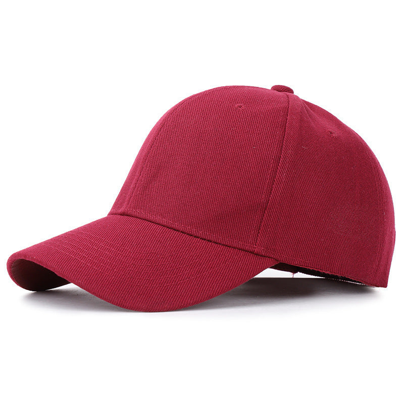 Candy Color Outdoor Casual Solid Color Peaked Baseball Cap