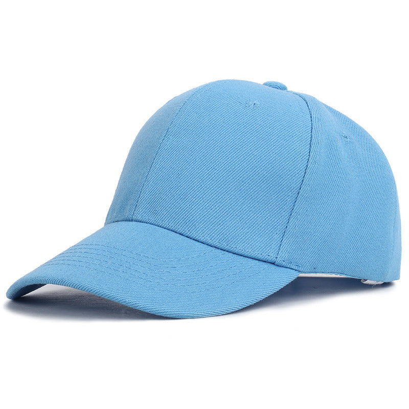 Candy Color Outdoor Casual Solid Color Peaked Baseball Cap
