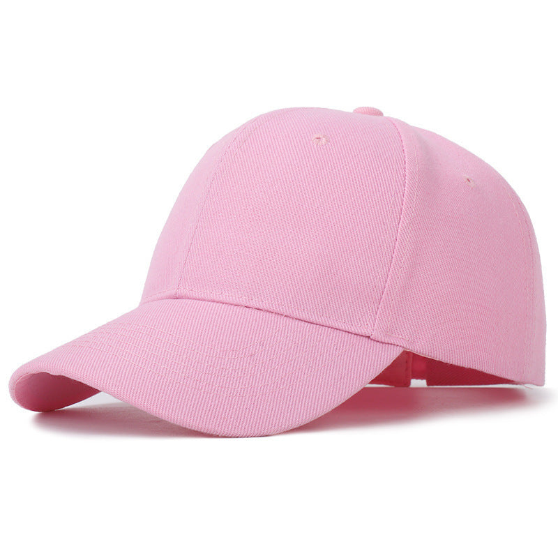 Candy Color Outdoor Casual Solid Color Peaked Baseball Cap
